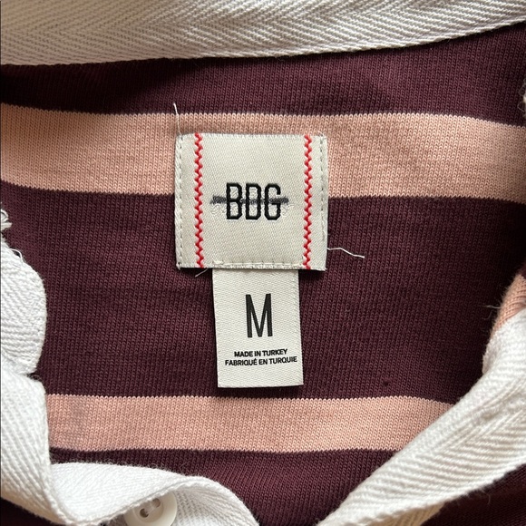 BDG (Urban Outfitters) Striped Long Sleeve Henley Shirt - Picture 2 of 3